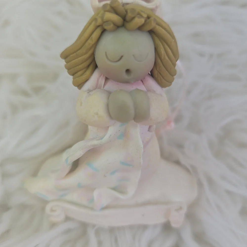 Hallmark Keepsake Mary's Angel Lily Collection Holiday Ornament